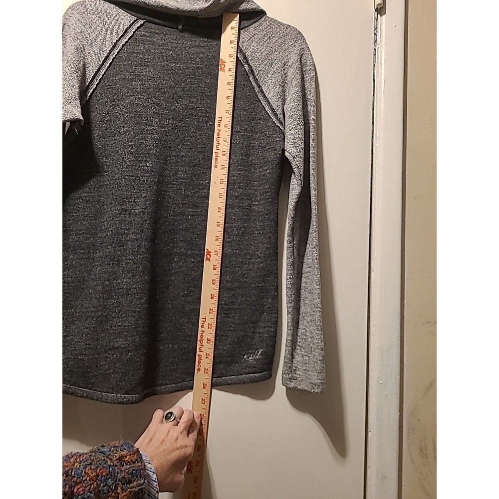 KUHL Women's Small Viola Nova Knit Pullover Long Sleeve Cowl Neck Gray‎ - Picture 11 of 11
